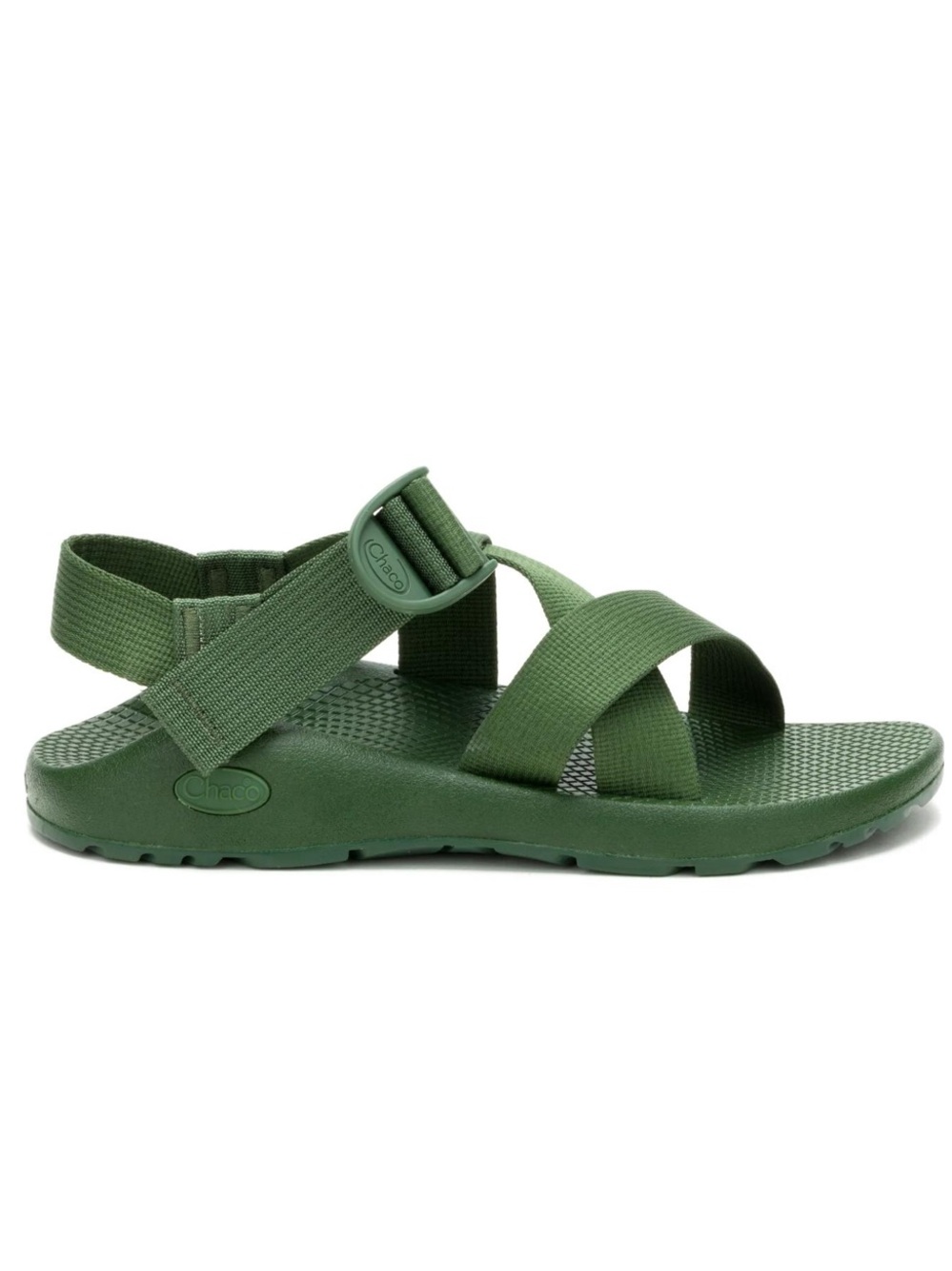 Chaco Mega Z/1 Wide-Strap Classic Sandal - Monochrome in Ivy New without Box - Picture 2 of 9
